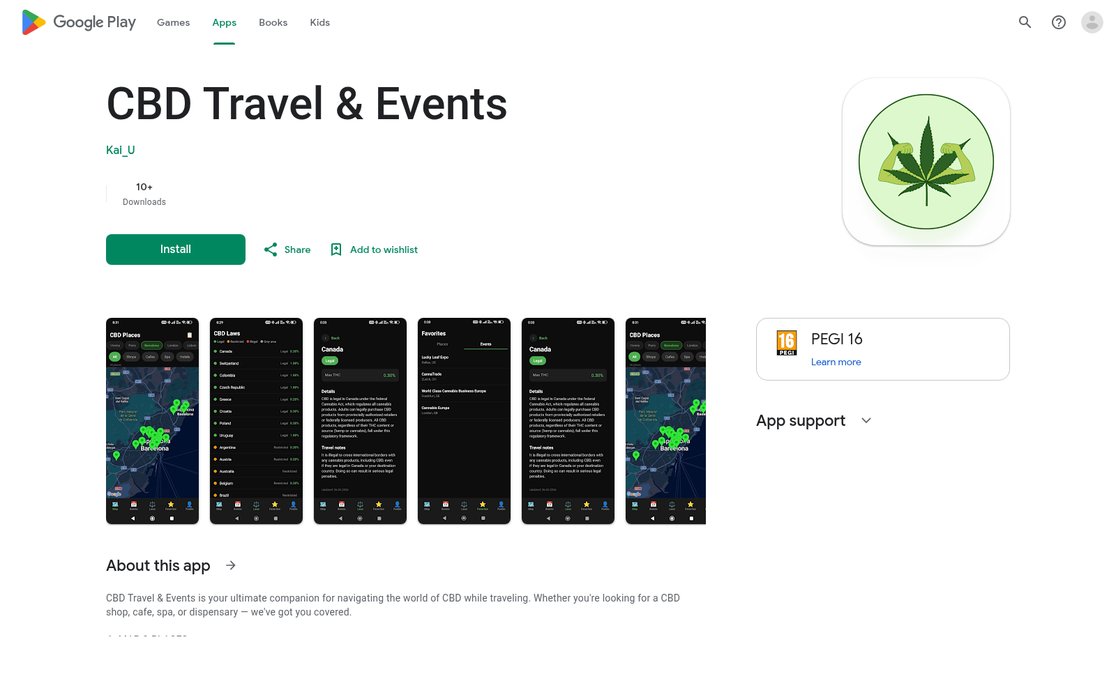 CBD Travel & Events — Companion App for CBD-Friendly Travel
