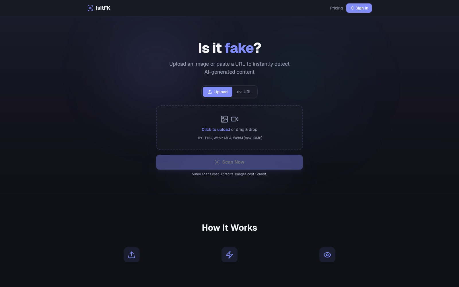 IsItFake — AI Image & Video Detector