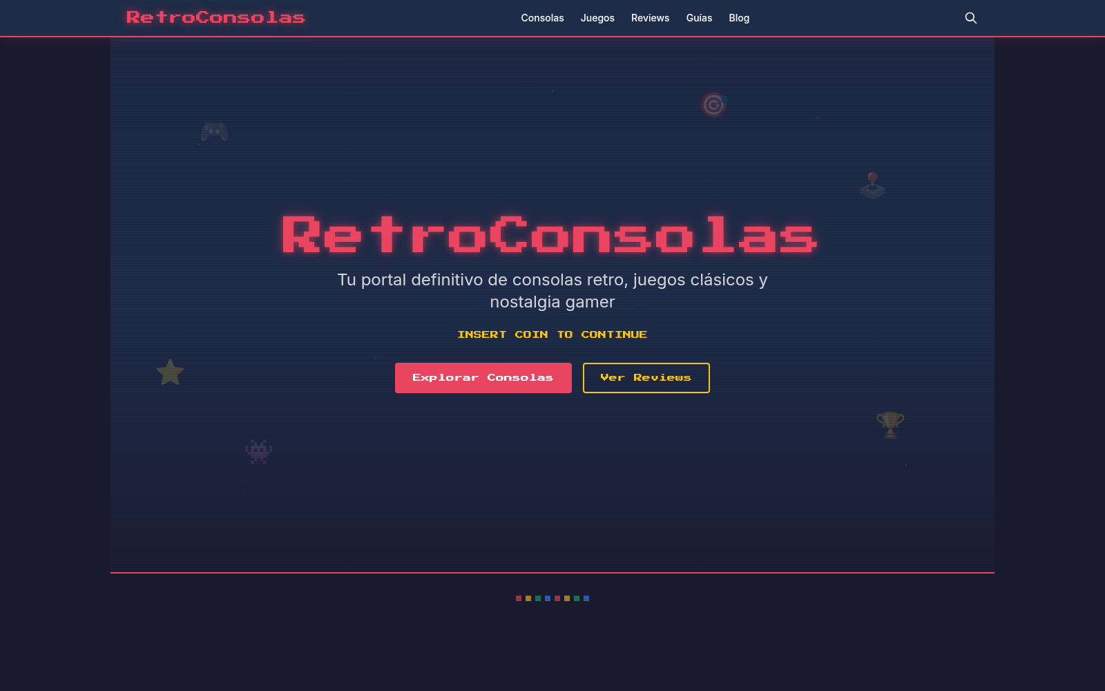 RetroConsolas — Spanish Retro Gaming Portal