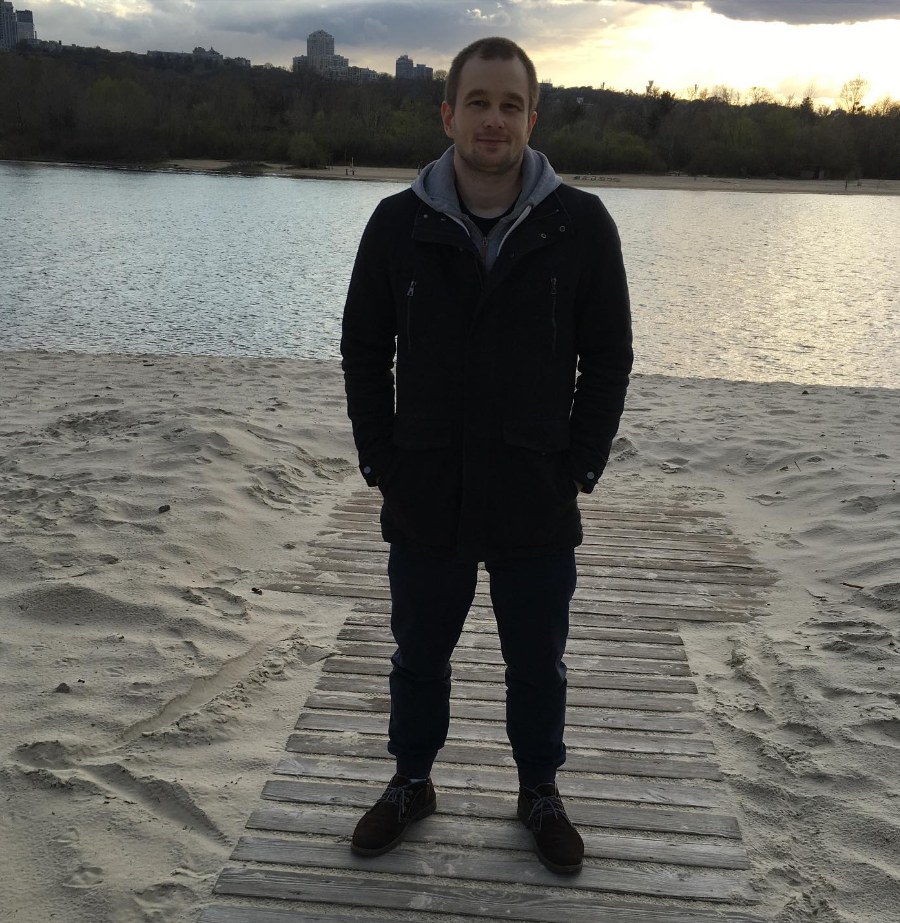 Kirill Udruhov — On the Dnipro riverbank, Kyiv